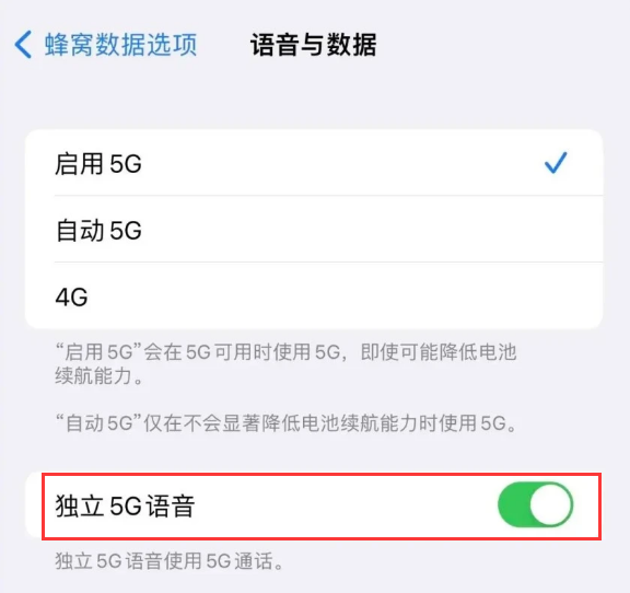 克山苹果14维修分享iPhone 14 Pro如何开启VoNR 