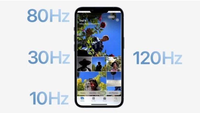 克山苹果14维修分享iPhone 14有高刷吗 