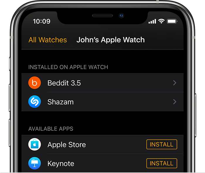 克山苹果手机维修分享如何在 Apple Watch 上下载应用 
